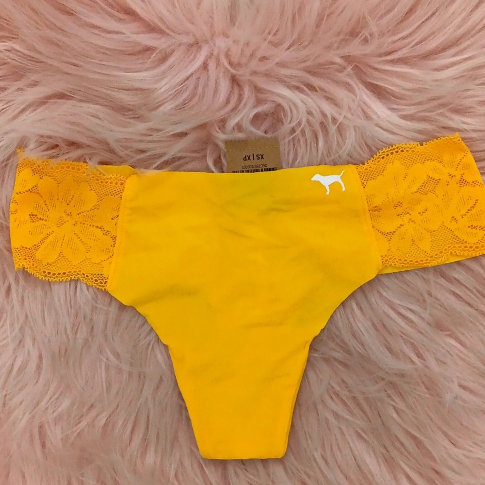 Brand New PINK Victoria's Secret Thong- XS